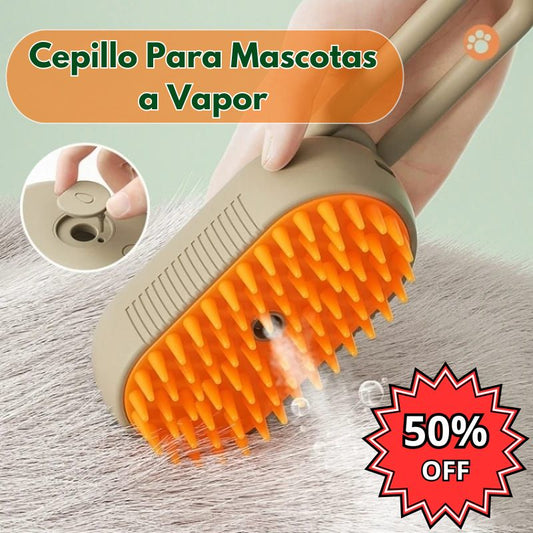 Cepillo para Mascotas con Vapor.